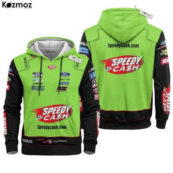 Alternative view of Anthony Alfredo Racing Costume 2022 Speedy Cash Collection - Our Motorsports NASCAR Racing Team