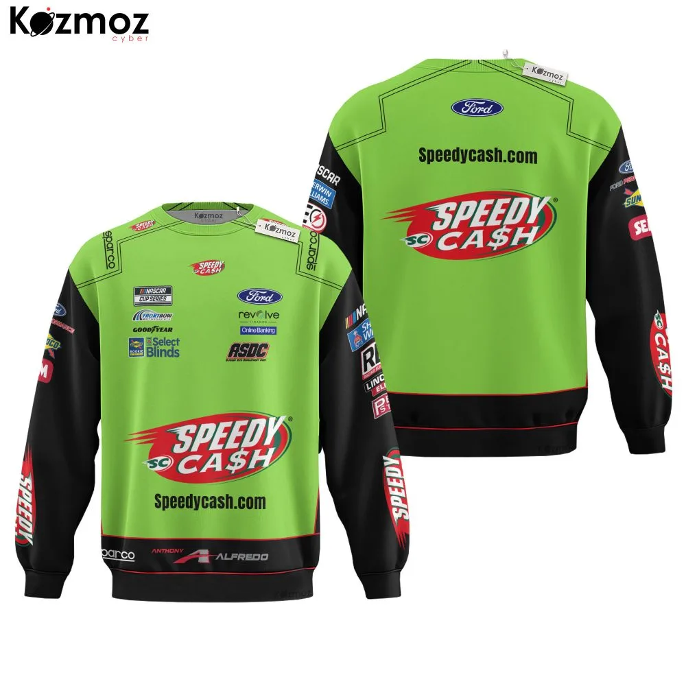 Anthony Alfredo Racing Costume 2022 Speedy Cash Collection - Our Motorsports NASCAR Racing Team - Image 4