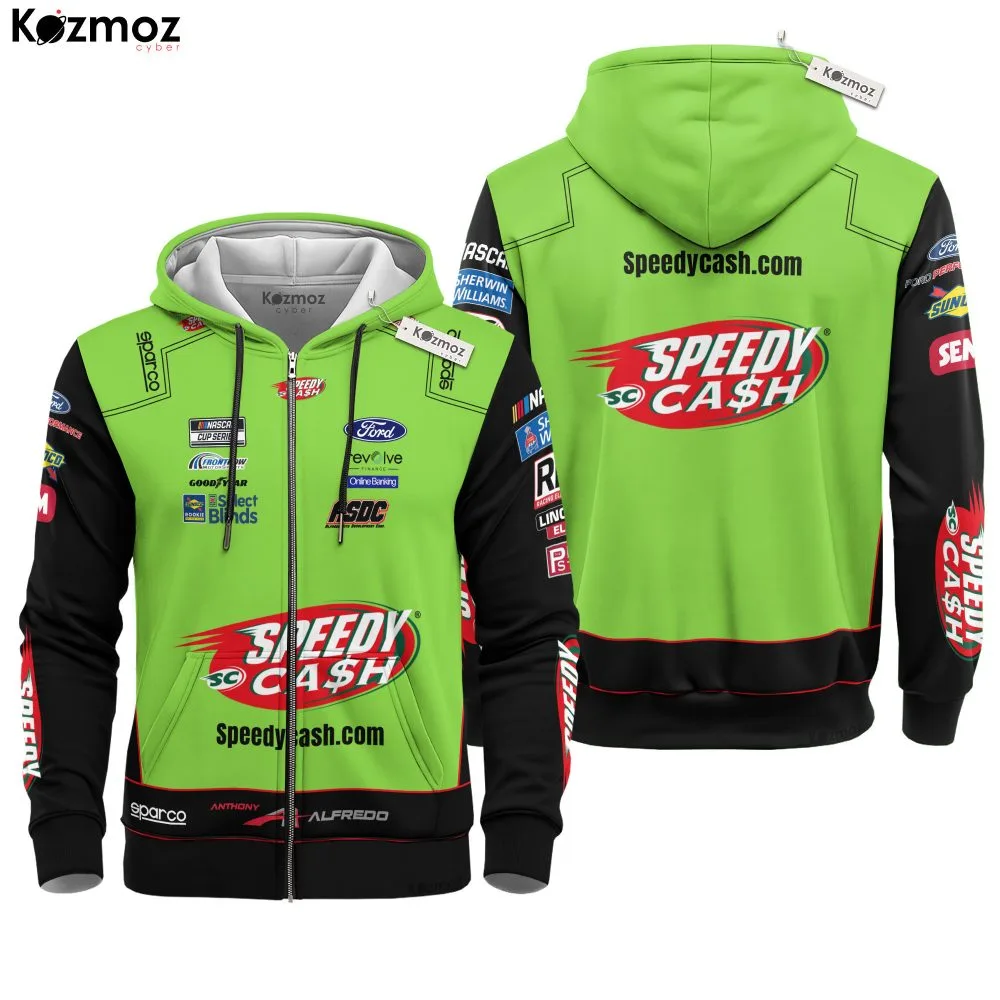 Anthony Alfredo Racing Costume 2022 Speedy Cash Collection - Our Motorsports NASCAR Racing Team - Image 3