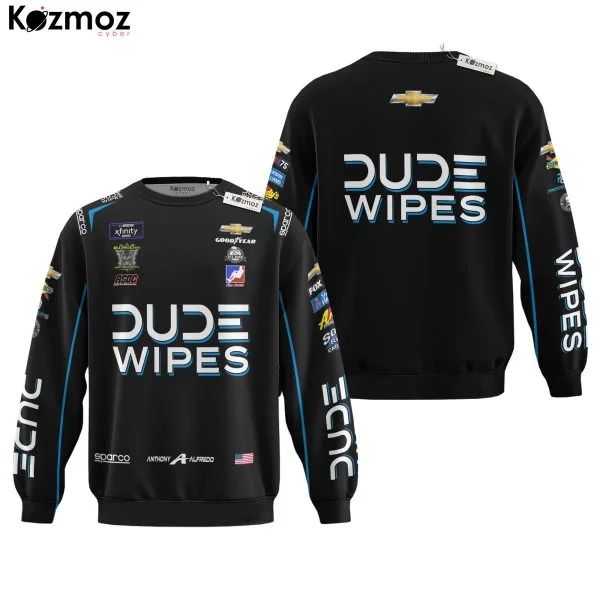 Anthony Alfredo Racing Suit Racing Costume Dude Wipes 2023 Collection - BJ McLeod Motorsports NASCAR Racing Team - Image 4