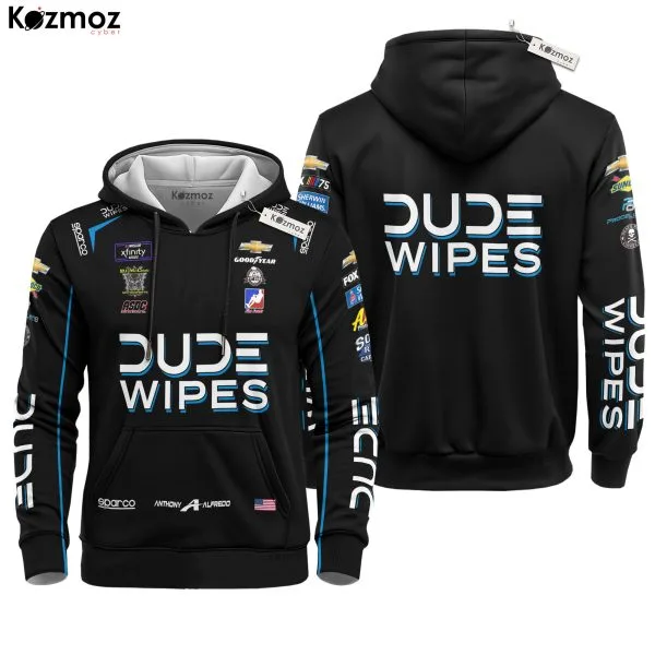 Alternative view of Anthony Alfredo Racing Suit Racing Costume Dude Wipes 2023 Collection - BJ McLeod Motorsports NASCAR Racing Team