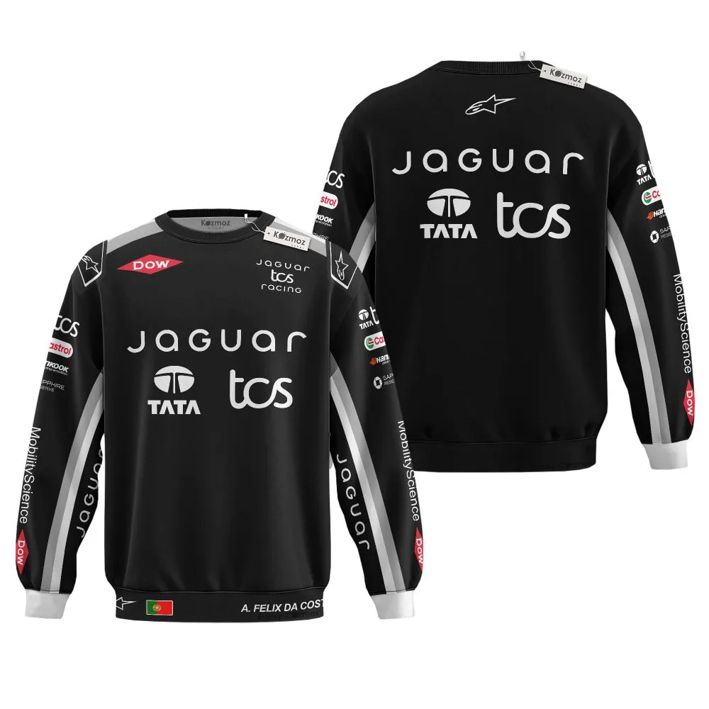 Antonio Felix da Costa Jaguar TCS Formula E Racing Hoodie Costume Racing Suit - Image 5