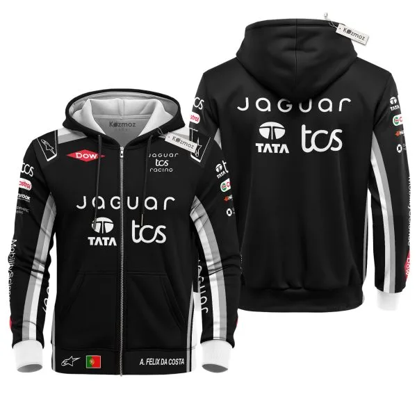Antonio Felix da Costa Jaguar TCS Formula E Racing Hoodie Costume Racing Suit - Image 4