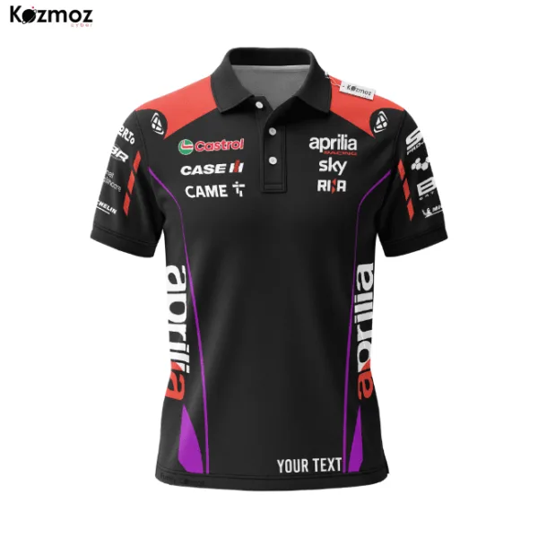 Aprilia Racing MotoGP Team Polo Shirt - Image 3