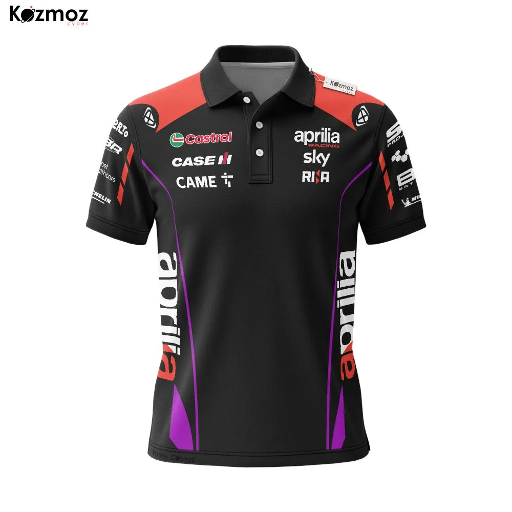 Aprilia Racing MotoGP Team Polo Shirt - Image 2