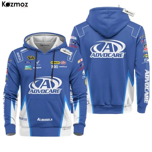 Alternative view of Aric Almirola Racing Costume AdvoCare 2012 Collection - Richard Petty NASCAR Racing Team