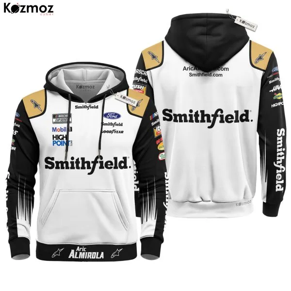 Alternative view of Aric Almirola Racing Suit 2022 Collection - Stewart-Haas NASCAR Team