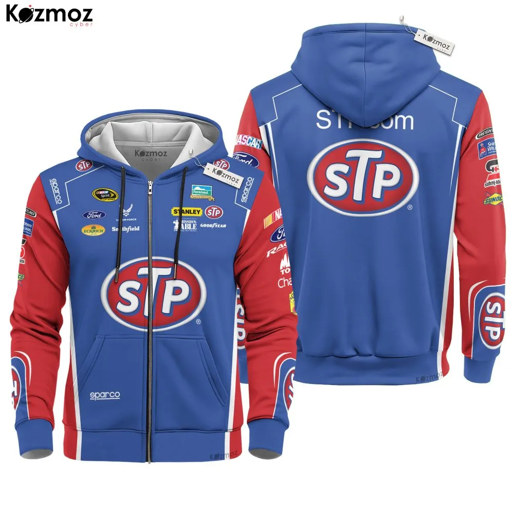 Aric Almirola Racing Suit STP Red Blue 2012 Collection - NASCAR Racing Team - Image 3