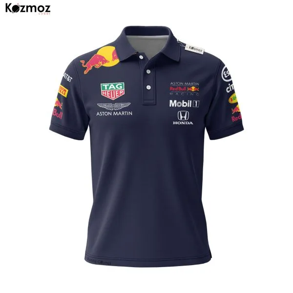 Alternative view of Aston Martin Polo Shirt - Redbull Racing Motorsport Teamwear