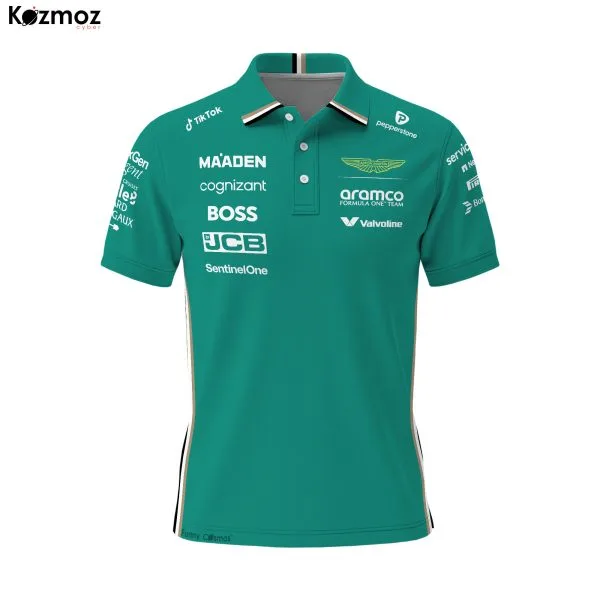 Alternative view of Aston Martin Racing Polo Shirt 2025 Aramco Cognizant Team Polo