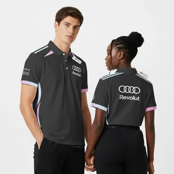 Audi F1 2026 Team Special Miami Collection Racing Custom Polo Shirt