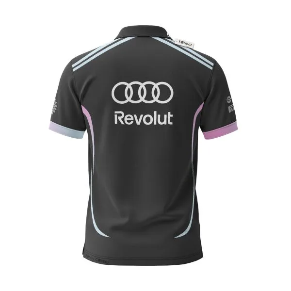 Audi F1 2026 Team Special Miami Collection Racing Custom Polo Shirt - Image 3