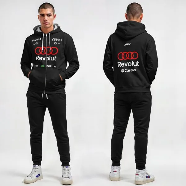 Alternative view of Audi Revolut F1 Team R26 - Black Edition 2026 Costume Racing Suit