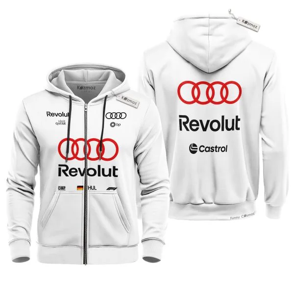 Audi Revolut F1 Team R26 - White Edition Costume Racing Suit - Image 4