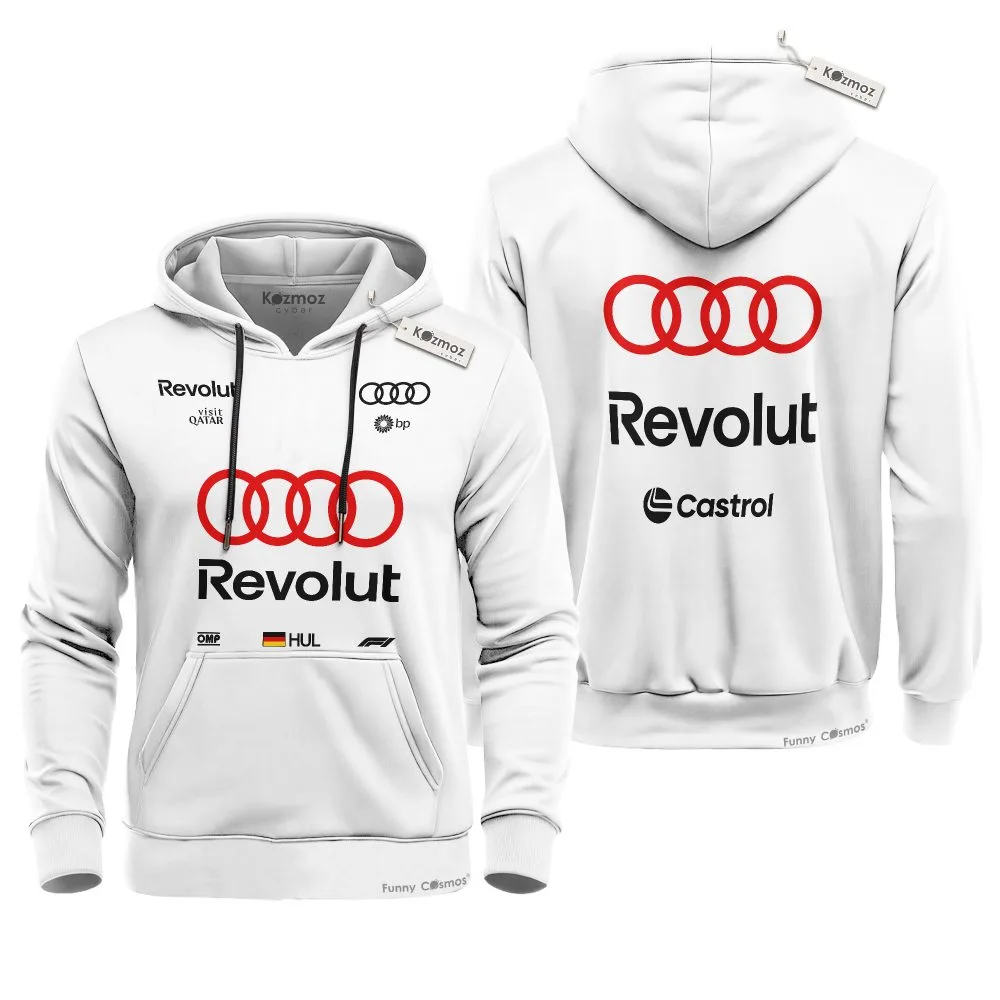 Audi Revolut F1 Team R26 - White Edition Costume Racing Suit - Image 3