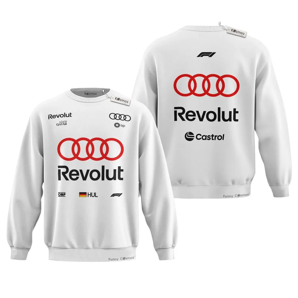 Audi Revolut F1 Team R26 - White Edition Costume Racing Suit - Image 5