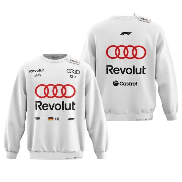 Audi Revolut F1 Team R26 - White Edition Costume Racing Suit - Image 5