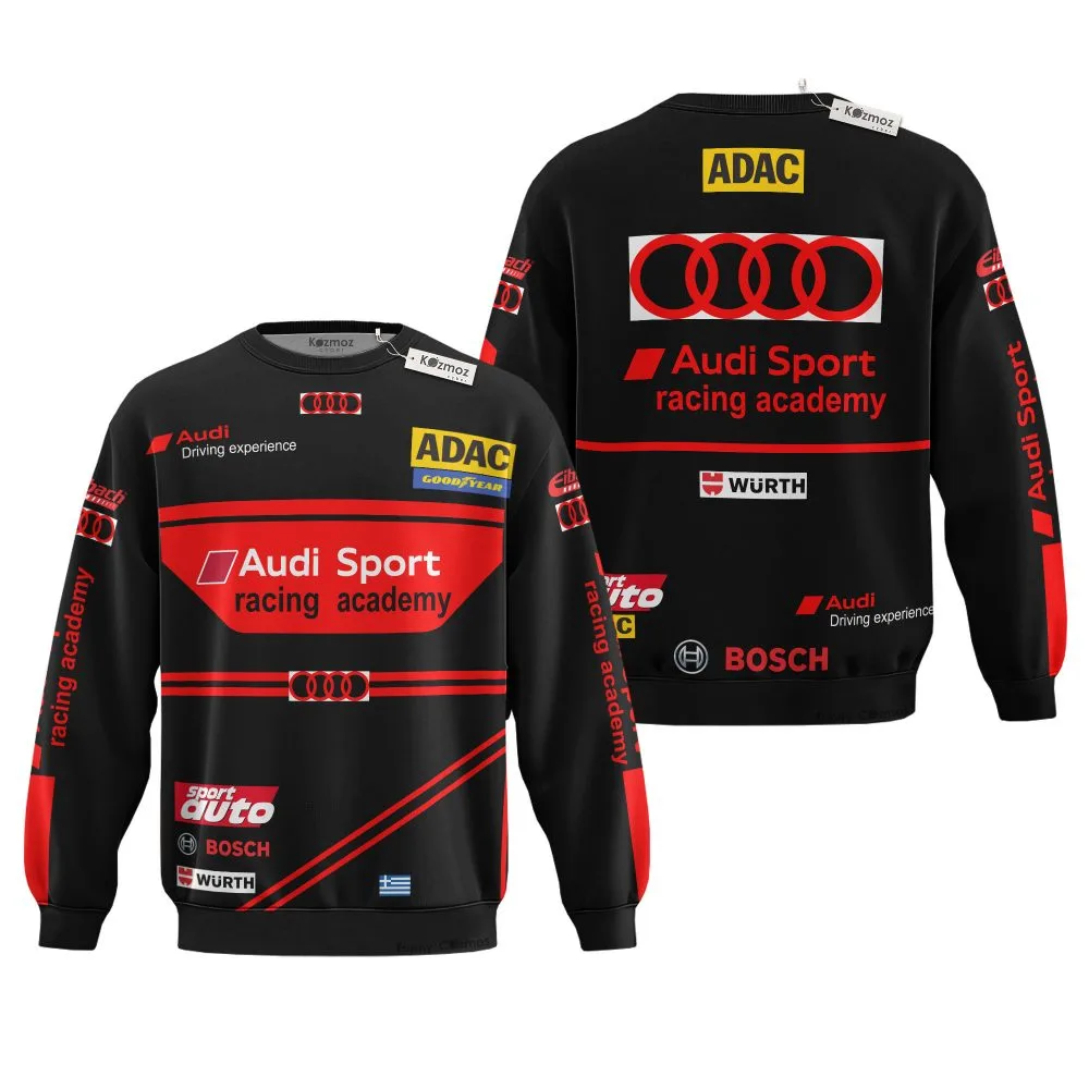 Audi Sport GT Racing Hoodie Audi Sport Racing Academy 2024 Custom Racing Hoodie - Image 3