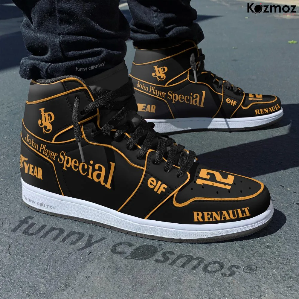 Ayrton Senna F1 High-Top Lotus 98T 1986 Custom Racing Shoes - Image 2