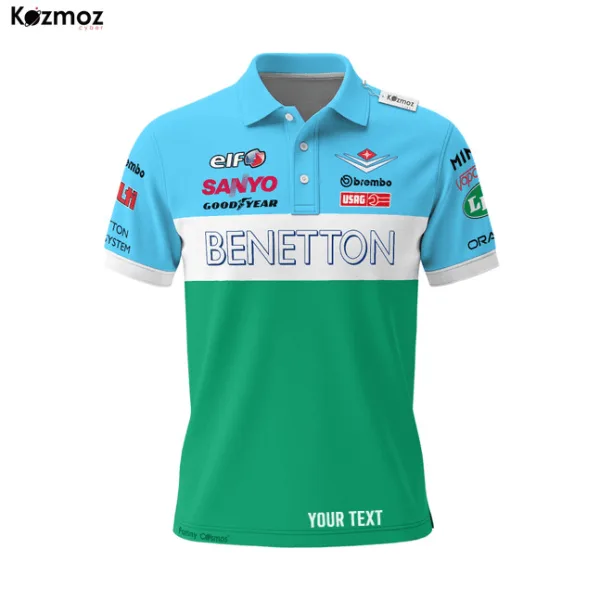 Benetton B194 1994 Racing Polo Shirt - Team Polo - Image 3