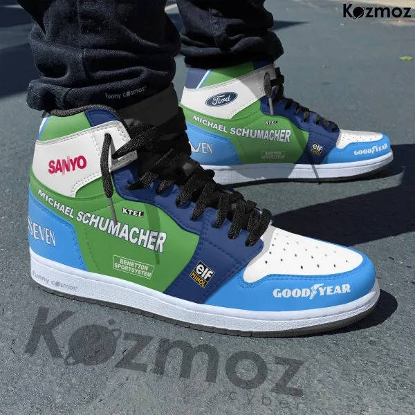 Benetton MSC Custom Shoes B194 Livery 1994 Racing Shoes - Image 3