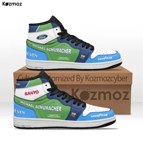 Benetton MSC Custom Shoes B194 Livery 1994 Racing Shoes