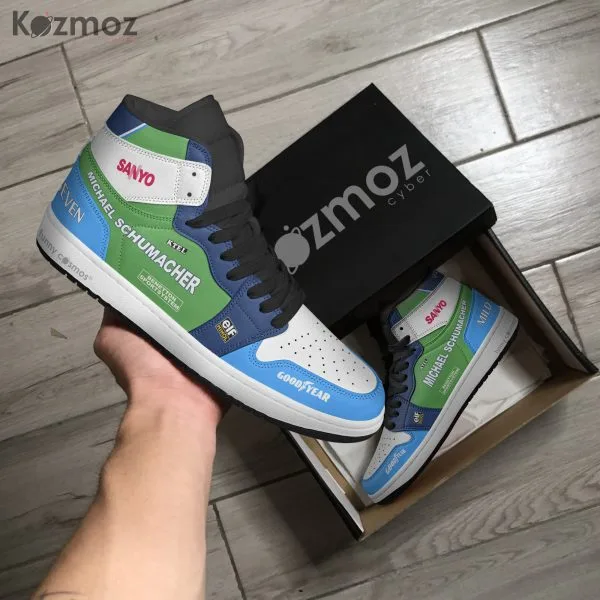 Benetton MSC Custom Shoes B194 Livery 1994 Racing Shoes - Image 4