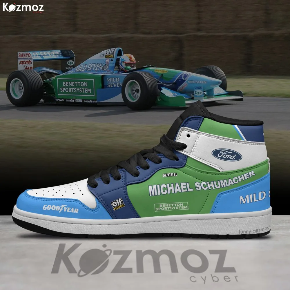 Benetton MSC Custom Shoes B194 Livery 1994 Racing Shoes - Image 2