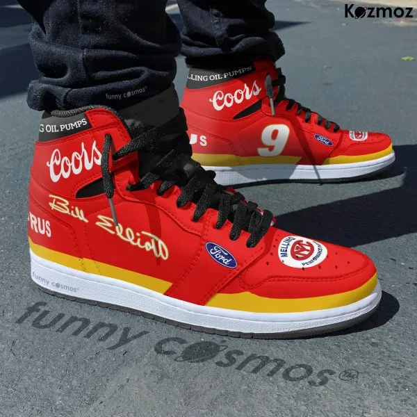 Alternative view of Bill Elliott Custom Shoes #9 Livery 1987 Livery Coors Racing Shoes