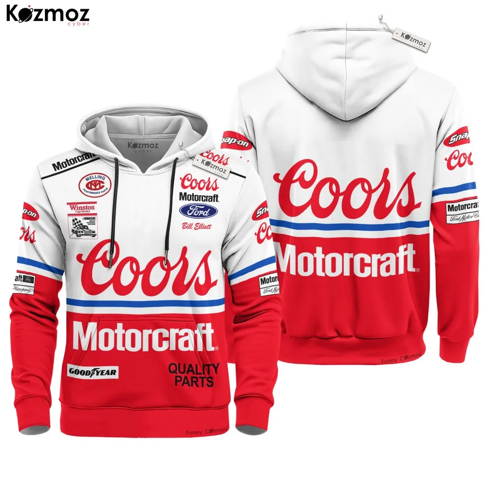 Bill Elliott Racing Firesuit Costume Coors Motorcraft 1988 Collection - Ford NASCAR Racing Team - Image 2