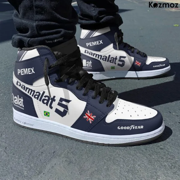 Alternative view of Brabham Racing Nelson Piquet Custom Shoes Brabham Ford BT49 Livery 1981 Racing Shoes