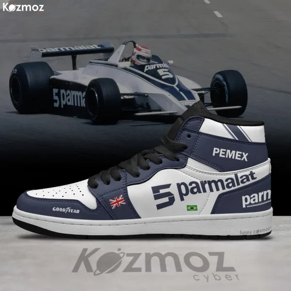 Brabham Racing Nelson Piquet Custom Shoes Brabham Ford BT49 Livery 1981 Racing Shoes - Image 3