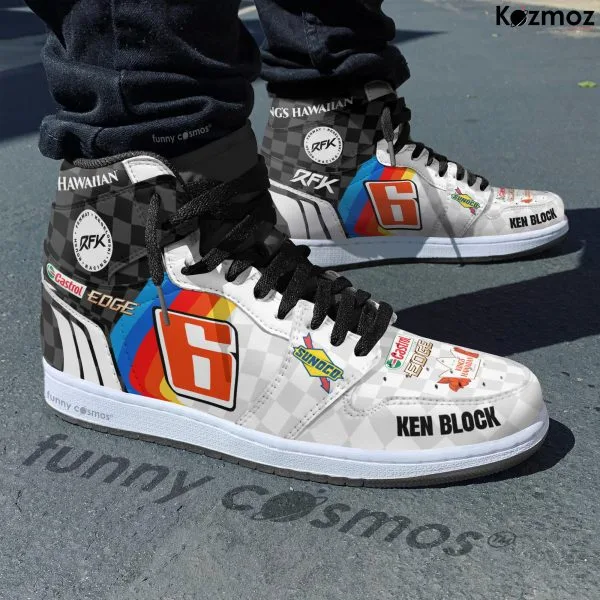 Alternative view of Brad Keselowski Custom Shoes No. 6 Ken Block-Inspired Livery 2023 Livery Racing Shoes