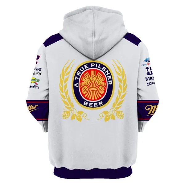 Brad Keselowski Racing Suit Miller Lite 2018 Collection - NASCAR Racing Team - Image 3