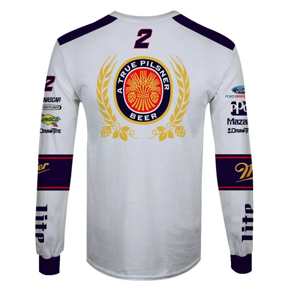 Brad Keselowski Racing Suit Miller Lite 2018 Collection - NASCAR Racing Team - Image 5