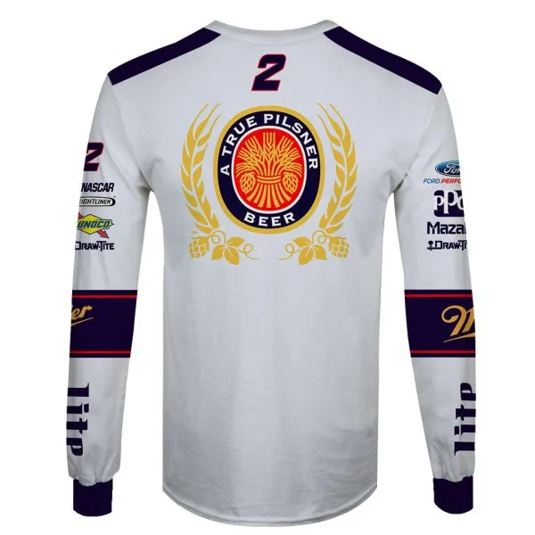 Brad Keselowski Racing Suit Miller Lite 2018 Collection - NASCAR Racing Team - Image 5
