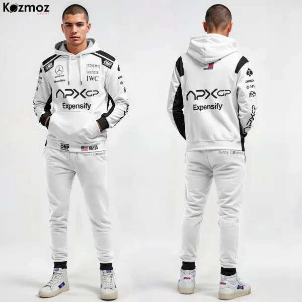 Brad Pitt Racing Suit Sonny Hayes Film Costume (White Version) Collection - Movie