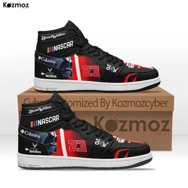 Bubba Wallace Custom Shoes No. 23 Columbia Star Wars X-Wing Livery 2024 Livery Racing Shoes - 2