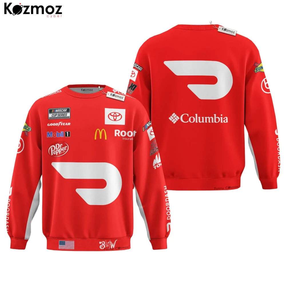 Bubba Wallace Racing Firesuit Costume 2021 Doordash Collection - 23XI Racing NASCAR Racing Team - Image 4