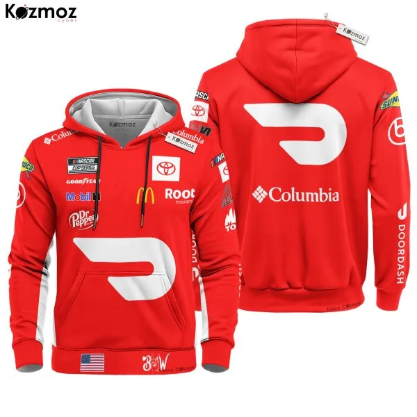 Alternative view of Bubba Wallace Racing Firesuit Costume 2021 Doordash Collection - 23XI Racing NASCAR Racing Team
