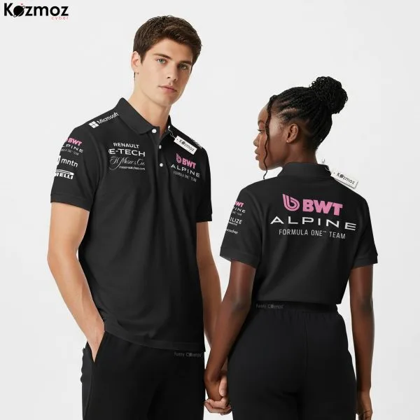 BWT Alpine Racing Shirt Polo - Renault E-Tech Tee