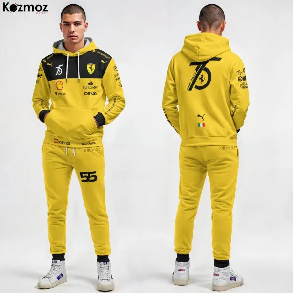Carlos Sainz Jr Racing Costume 2022 SF 75th Anniversary Collection - SF Racing Team -