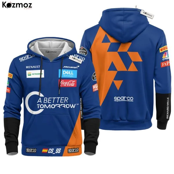 Alternative view of Carlos Sainz Jr Signed Racing Costume 2019 Chinese GP Collection - McLaren  Racing Team -
