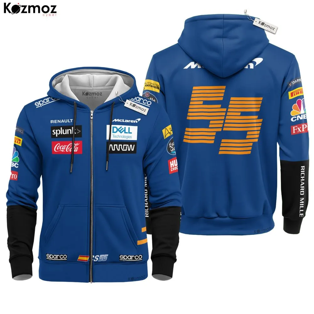 Carlos Sainz McLaren 2020 Racing Costume Collection -  Racing Team - - Image 3