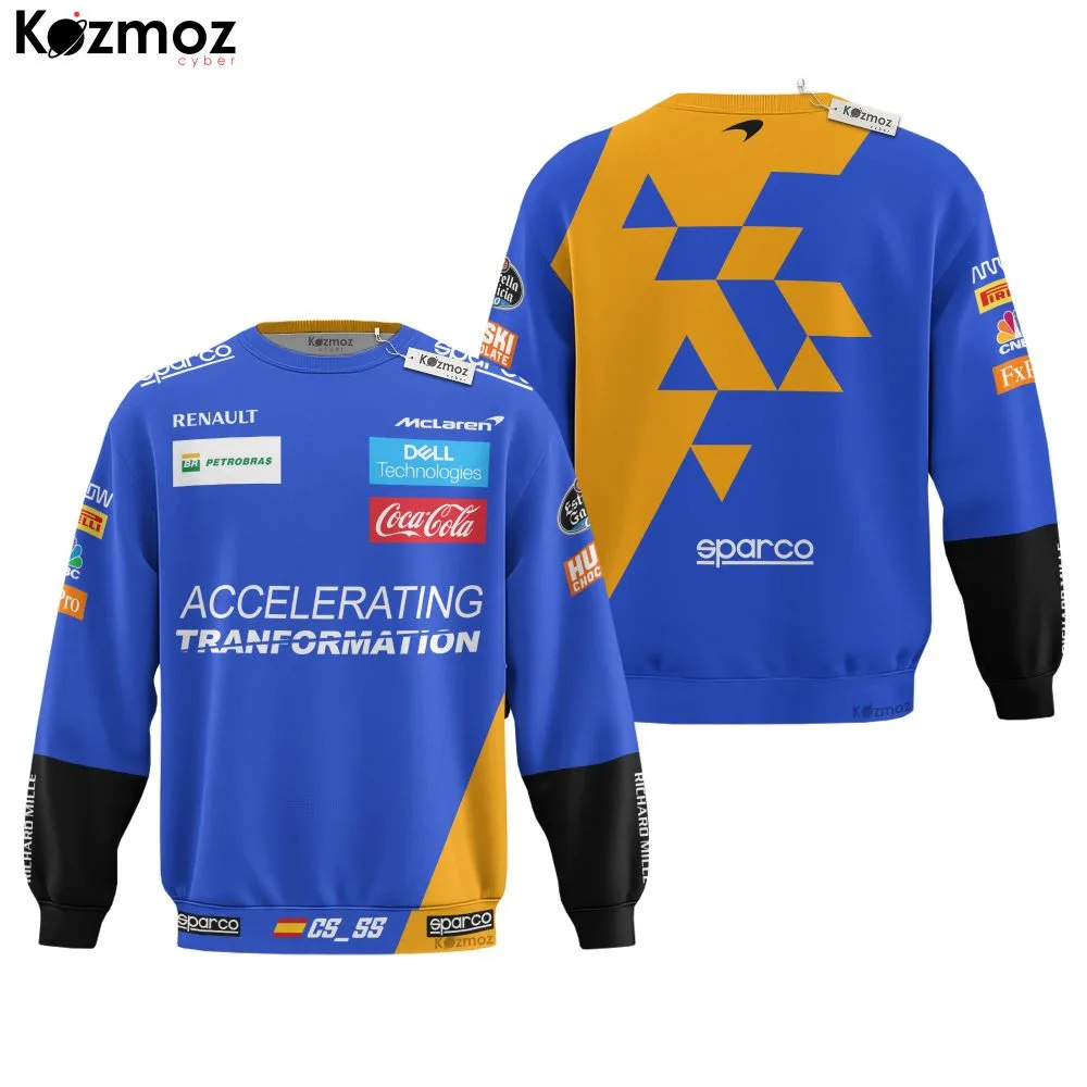 Carlos Sainz Racing Costume 2019 Sparco Signed Collection - McLaren  Racing Team - - Image 4