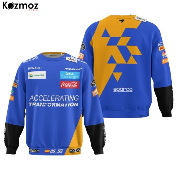 Carlos Sainz Racing Costume 2019 Sparco Signed Collection - McLaren  Racing Team - - Image 4