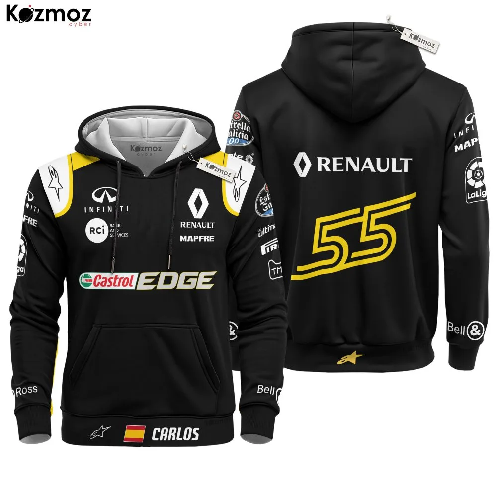 Carlos Sainz Racing Costume Castrol Edge 2018 Collection - Renault  Racing Team - - Image 2