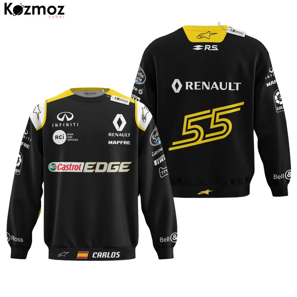Carlos Sainz Racing Costume Castrol Edge 2018 Collection - Renault  Racing Team - - Image 4