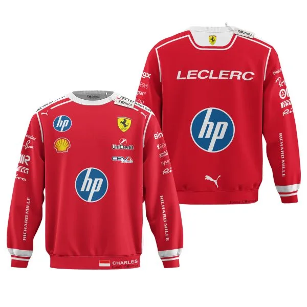 Charles Leclerc 2026 F1 Livery Costume Racing Suit - Image 5