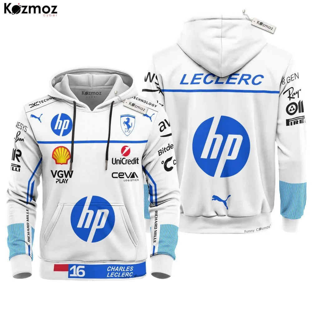 Charles Leclerc Racing Suit 2025 Monaco GP Collection - SF Racing Team - Image 2